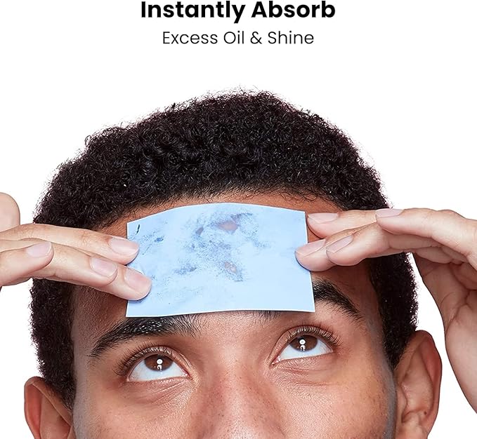 ROSELYNBOUTIQUE Oil Blotting Sheets for Face - Organic Premium Flexible Silky Blotting Sheets Instant Oil-Absorbing Remove Excess Oil & Shine Oil Control Films (50)