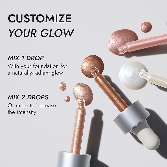 COVER FX Custom Enhancer Drops - Blossom: Soft Liquid Highlighter 15mL