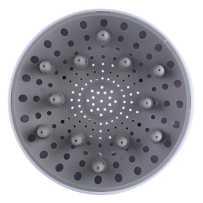 Hairizone Universal Hair Diffuser Adaptable for Blow Dryers with D-1.7-Inch to 2.6-Inch for Curly or Wavy Hair, White