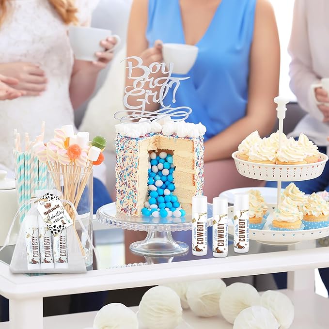 Demissle 50 Pcs Baby Shower Lip Reveal