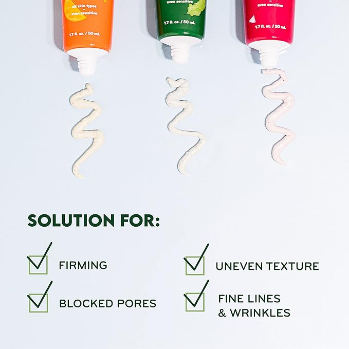 pürlisse Kale + Vitamin K Face Exfoliator Scrub - Exfoliating Face Wash for Detoxifying & Pore Tightening - Packed with Antioxidants for Smooth, Radiant & Youthful Skin (1.7 Fl oz)