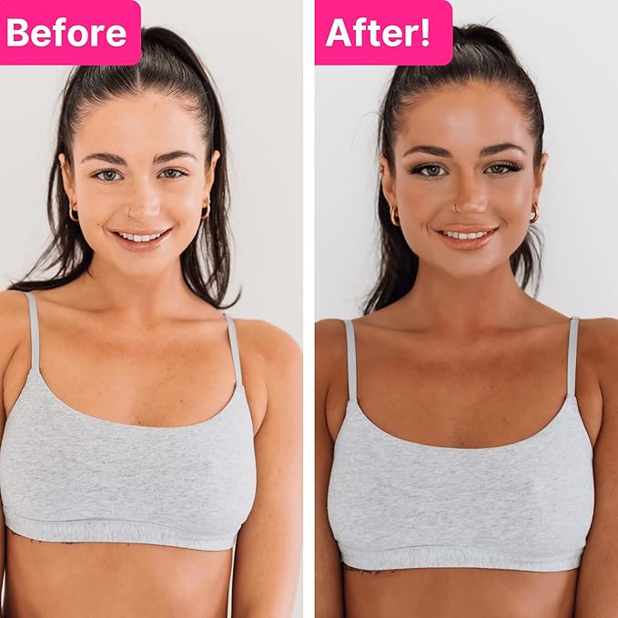 Tanceuticals Facial Self Tanner - CC Self Tanning Lotion for Face Gives Natural, Long Lasting Sunless Tan - Fresh Coconut Scent - Won’t Clog Pores or Cause Acne - Easy to Apply - Dark Shade 1.7 oz