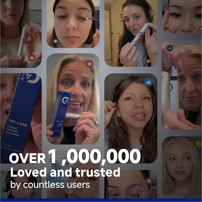 Lash Serum for Eyelash Growth – Eyelash Growth Serum Advanced Peptide Formula with 2.3× Absorption for Fuller, Thicker & Longer Lashes – Vegan & Cruelty-Free, Clinically Tested – 5ml