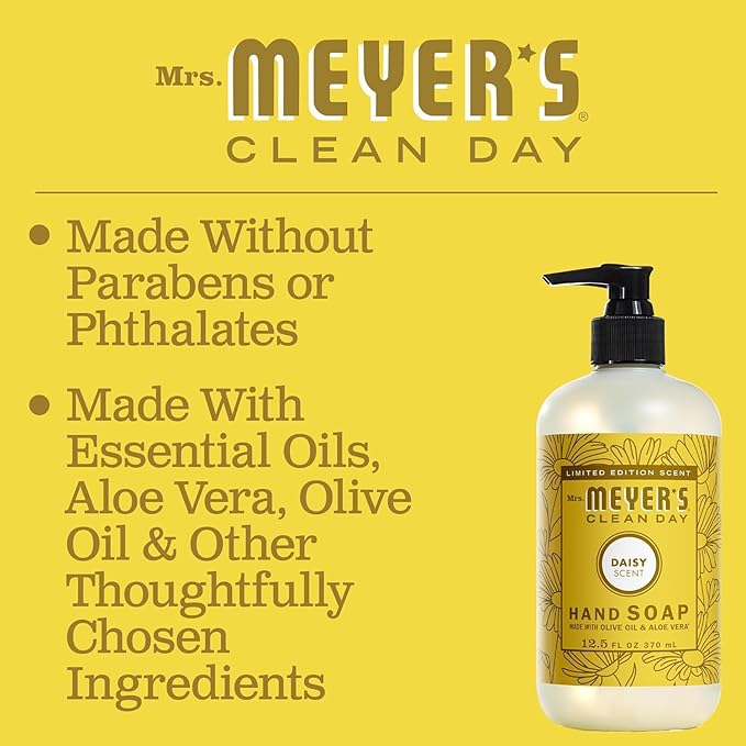 MRS. MEYER'S CLEAN DAY Variety Pack, 1 Mrs. Meyer's Liquid Hand Soap Lilac, 12.5 OZ, 1 Mrs. Meyer's Liquid Hand Soap, Daisy, 12.5 OZ, 1 CT