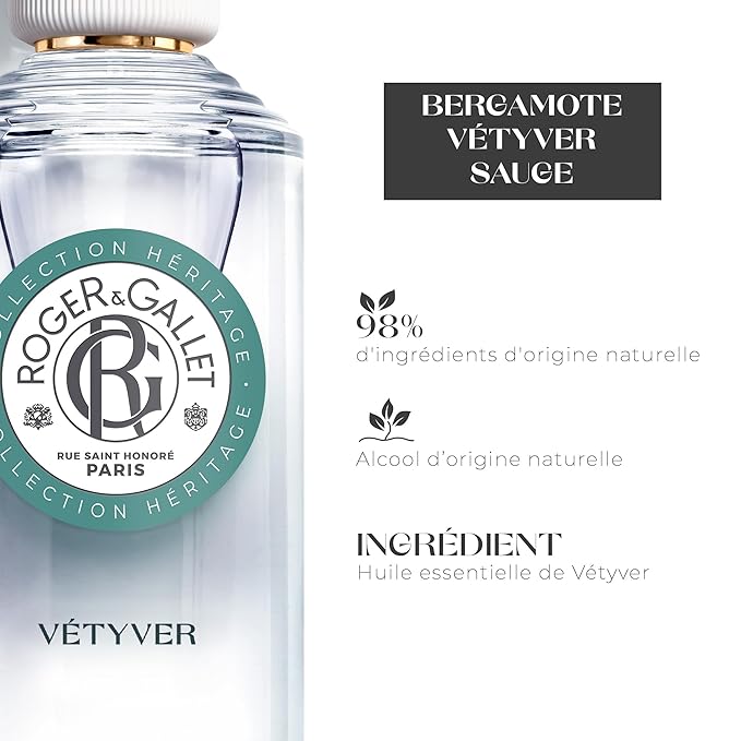 Roger & Gallet Vétyver Benefiting Scented Water 100 ml