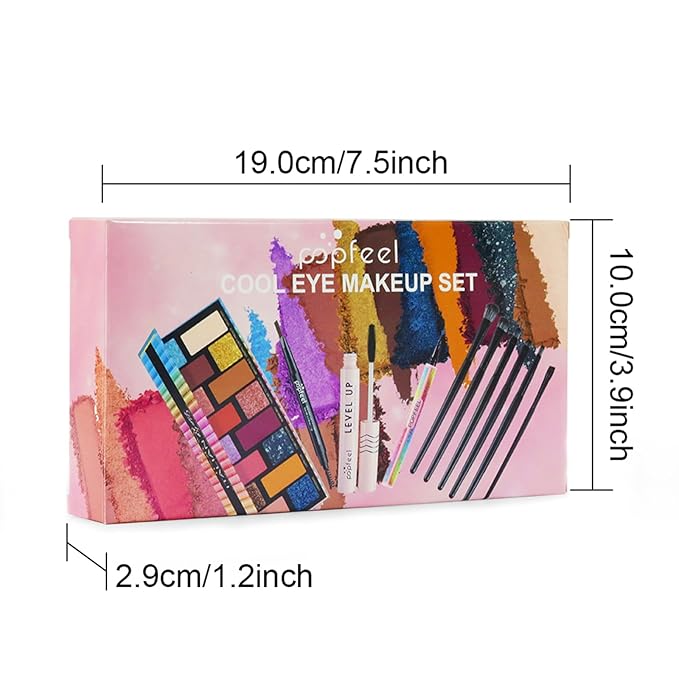 Makeup Kit for Women, All in One Makeup Gift Set for Women and Teen Girl, Full Makeup Kit with Eyeshadow Palette Mascara Eyeliner Pencil Eye Shadow Brush