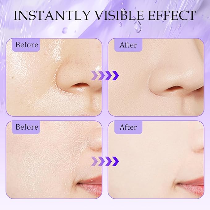 Chillab Lavender Matte Powder,Lavender Jelly Pressed Powder Matte Makeup(2PCS) (1PCS)