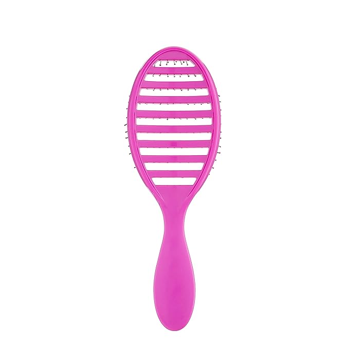 Wet Brush Speed Dry Hair Brush, Purple, Vented Design & Soft HeatFlex Bristles, Blow Dry Safe, Ergonomic Handle Manages Tangles & Uncontrollable Strands, Pain-Free Hair Accessories