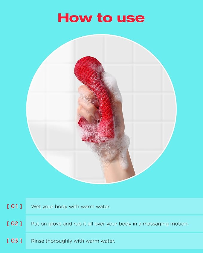 Exfoliating bubble body scrub wash