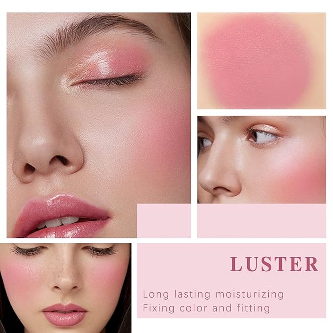 Cream Blush Stick for Cheeks Makeup,Waterproof Blush Face