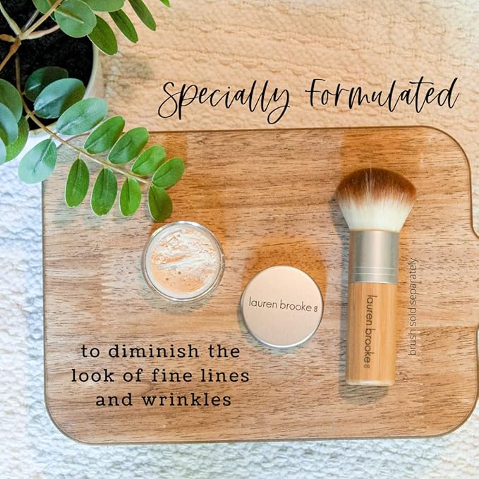 Lauren Brooke Cosmetiques Translucent Finishing Powder, Natural and Organic Makeup 9gram