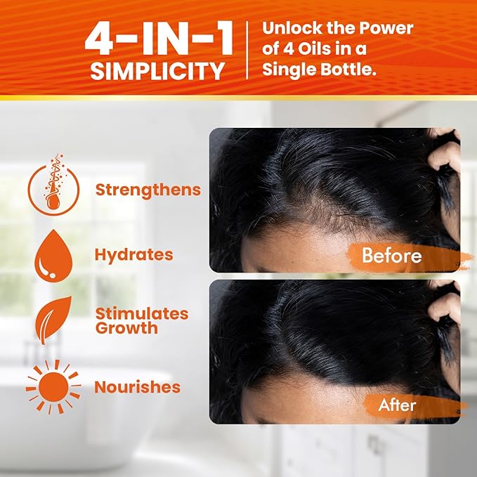 Batana Oil for Hair Growth with Rosemary, Castor, and Pumpkin Seed Oils, 100% Pure Unrefined Honduran Formula, Strengthens, Nourishes, Revives Scalp & Strands, Natural Care for All Types (5oz)