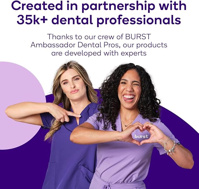 BURST Pro Sonic Electric Toothbrush Genuine Replacement Heads (Black/3 Pack) | Soft Bristles for Deep Clean, Stain & Plaque Removal