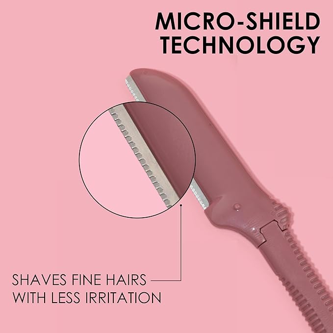 JAPONESQUE Dermaplaner Replacement Blades 4-Pack, Facial Razor Blade Heads Only