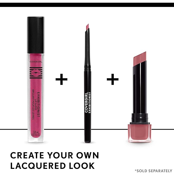 COVERGIRL Exhibitionist Lip Gloss, Pixie, 0.12 Fl Oz