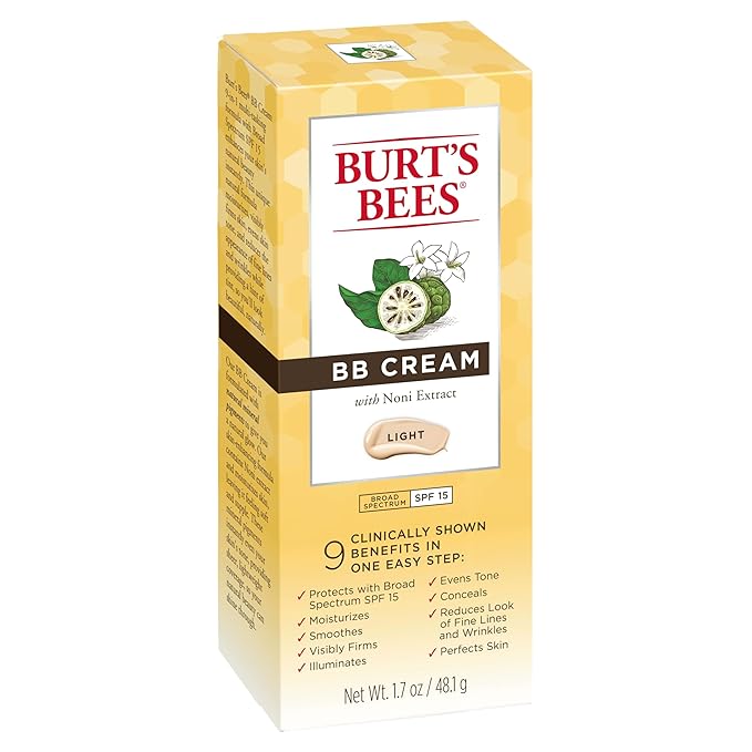 Burt's Bees BB Cream with SPF 15, Light, 1.7 Oz