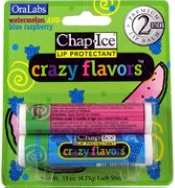 ChapIce Crazy Flavors Lip Balm Watermelon Blue