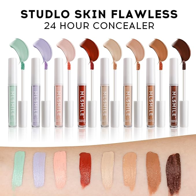 Color Liquid Contour, HD Studio Skin Flawless Water-Based Concealer, 04