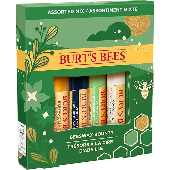 Burt's Bees Holiday Gift, 4 Lip Vanilla,