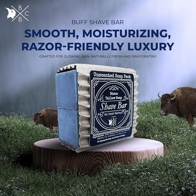 Pure Bison Tallow Beard Gift Set Naturally