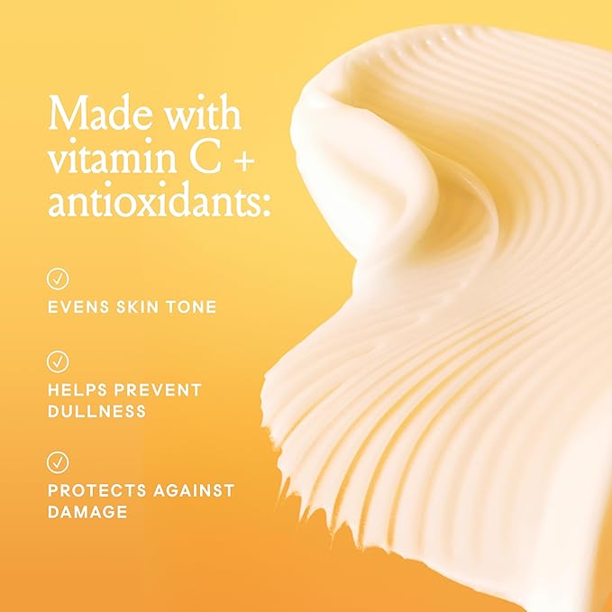 Billie Glow Brightening Women's Body Lotion, Citrus Woods Scent, With Vitamin C, 18 fl oz