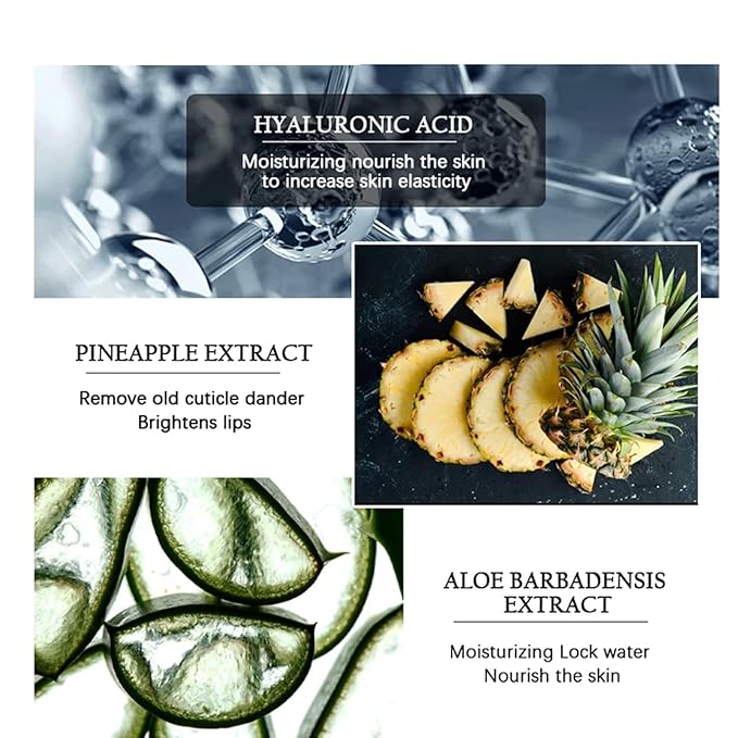 2PCS Glossy Pink Lip Balm dark Remove Dark Lips Product Nourishes Lightens Lip Lines Moisturizes Exfoliates Basic Repair Lip Care (Green)