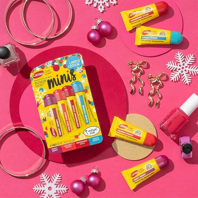 Carmex 4 Mini Tubes Daily Care