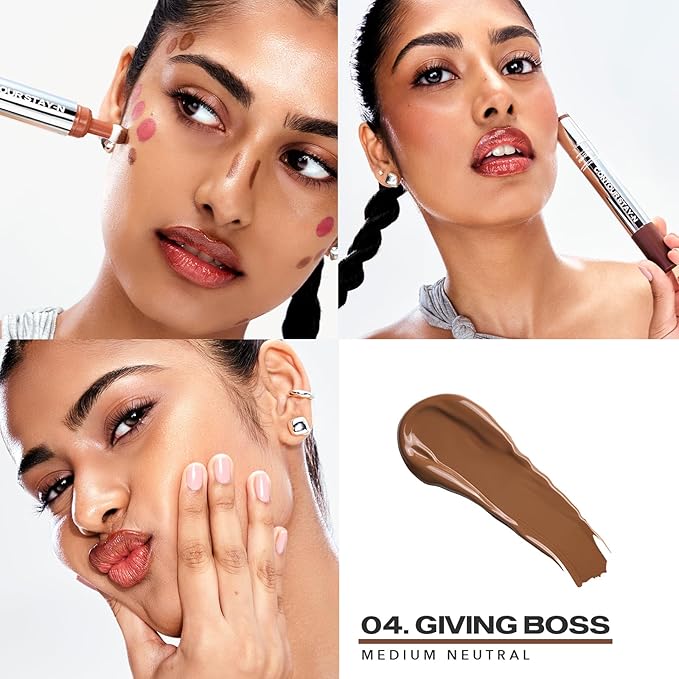 Sacheu Liquid Contour STAY-N Long Wear Cream Contour Makeup — Long Lasting, Blendable, & Lightweight Formula — Vegan & Cruelty-free, Giving Boss