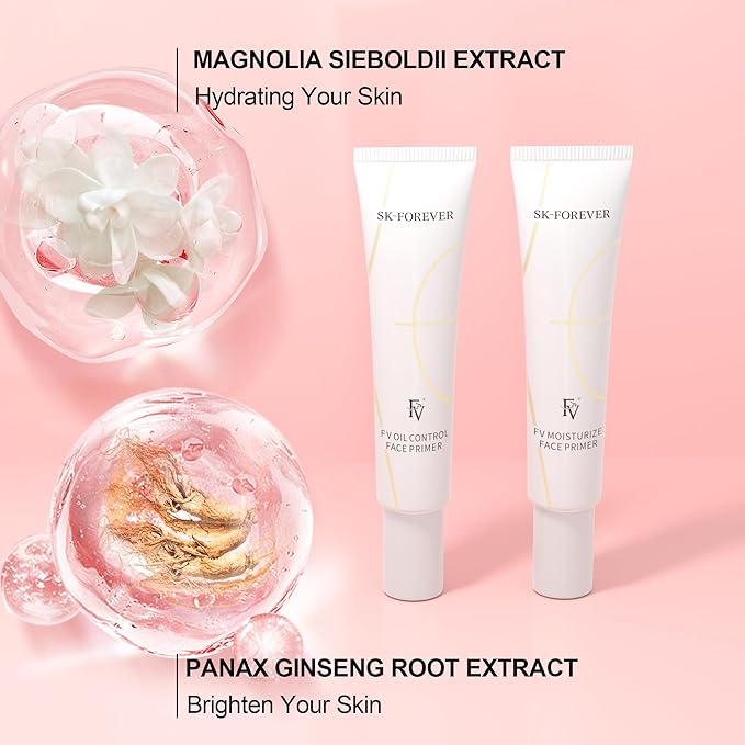 FV Oil-Control Primer, Long-Lasting Hydrating Formula with Matte Finish for Daily Use, Pore-Minimizing, Smooth Texture for Oily Skin (Oil Control)