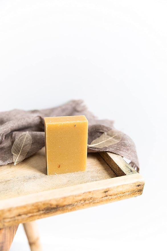 Little Seed Farm Organic Goat’s Milk Soap – 3 Pack of Grapefruit Lemon Facial and Body Soap Bars with Turmeric – Natural, Handmade and Cruelty Free – Balancing For Sensitive Skin, Net Wt. 4.75oz