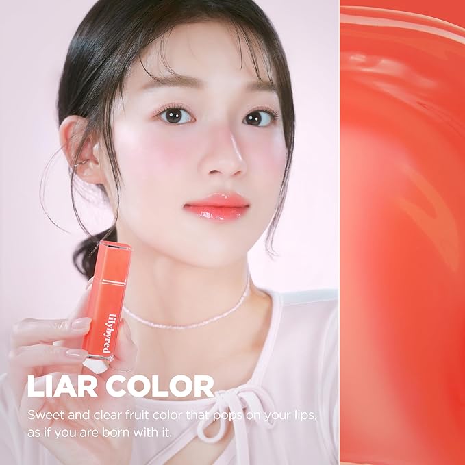 lilybyred Bloody Liar Coating Tint | Korean Glossy Lip Stain, Vivid & Juicy Color, Syrupy Shine, Moisturizing, Long-Lasting & Smudge-Proof, Non-Sticky, Lightweight, 0.14 oz. (03 Clever Mangapple)