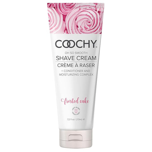 Coochy Shave Cream - Moisturizing Shave Lotion - Gentle Intimate Shaving Cream - For Bikini Area, Underarms, Legs & More - Rash-Free, Hydrating Formula - 12.5 oz, Frosted Cake