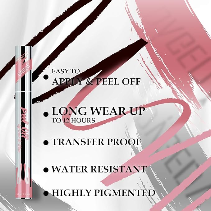 DAGEDA Peel Off Lip Liner Stain, Tattoo Lip