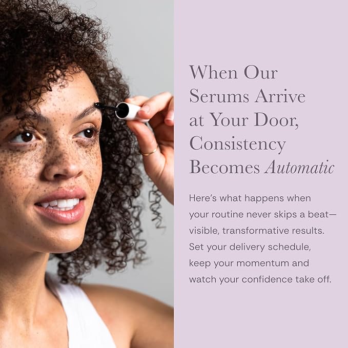 NULASTIN Eyelash Serum & Brow Serum - Lash & Brow Dual System - Eyebrow & Eyelash Enhancing Serums with Keratin & Peptides for Fuller Looking Lashes & Brows (2 Count, 0.1 Fl Oz Each)