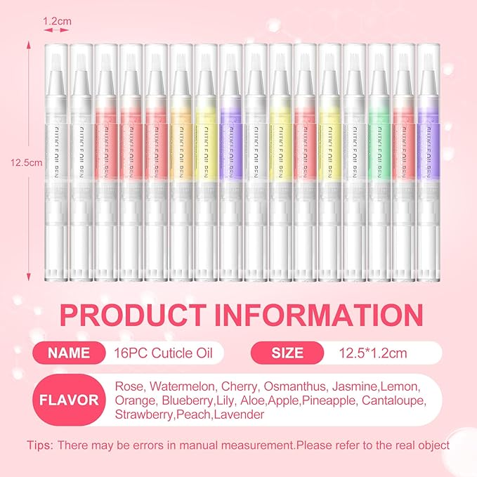 COSCELIA 16Pcs Cuticle Oil Pens