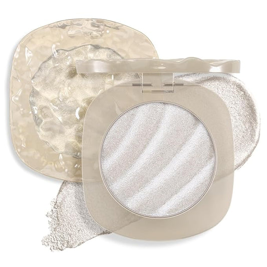 Boobeen Highlighter Makeup Palette, Long Lasting Glow Shimmer Illuminator Contour Powder for Face Radiant Glow