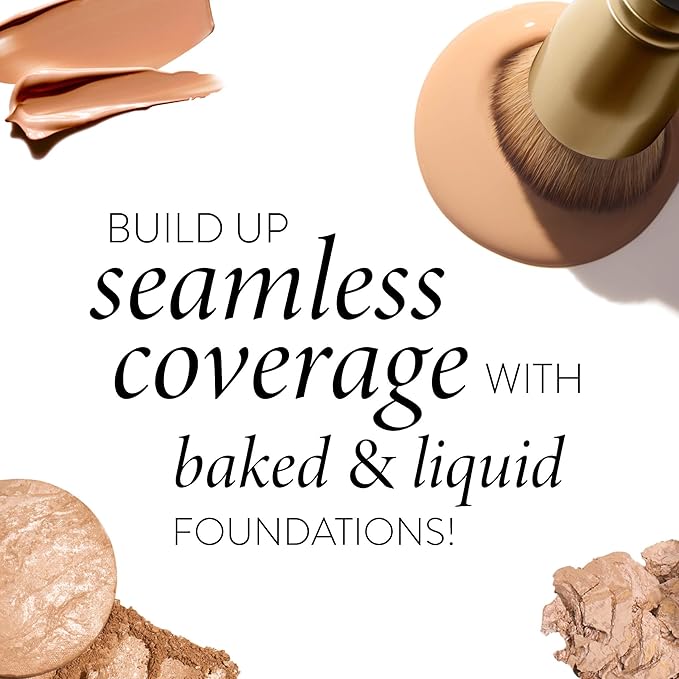 LAURA GELLER NEW YORK Full Coverage Foundation Blending Brush for All Face Makeup & Foundation