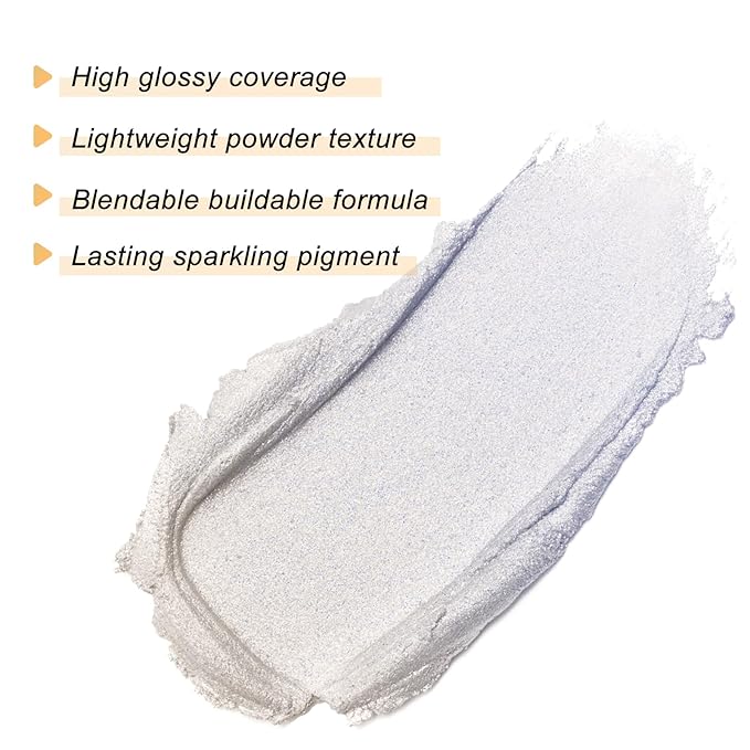 Boobeen Highlighter Makeup Palette, Long Lasting Glow Shimmer Illuminator Contour Powder for Face Radiant Glow