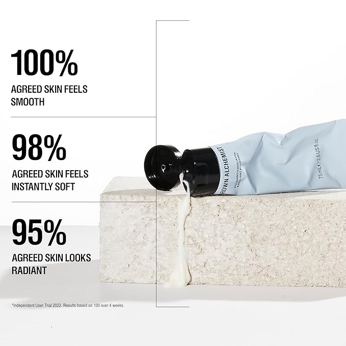 Grown Alchemist Facial Cleanser Set: Polishing Exfoliator (75ml) + Gentle Gel Cleanser (200ml)