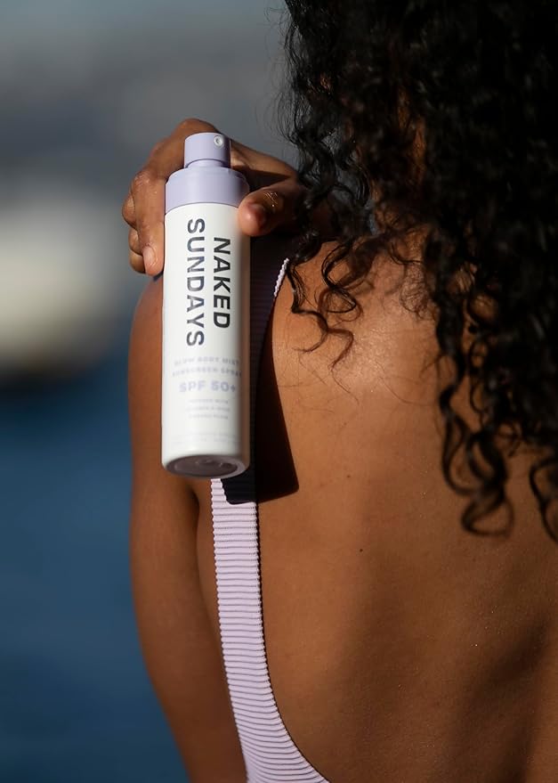 Naked Sundays SPF 50+ Body Mist Sunscreen Spray UVA/UVB Broad Spectrum Mist, 150 ml