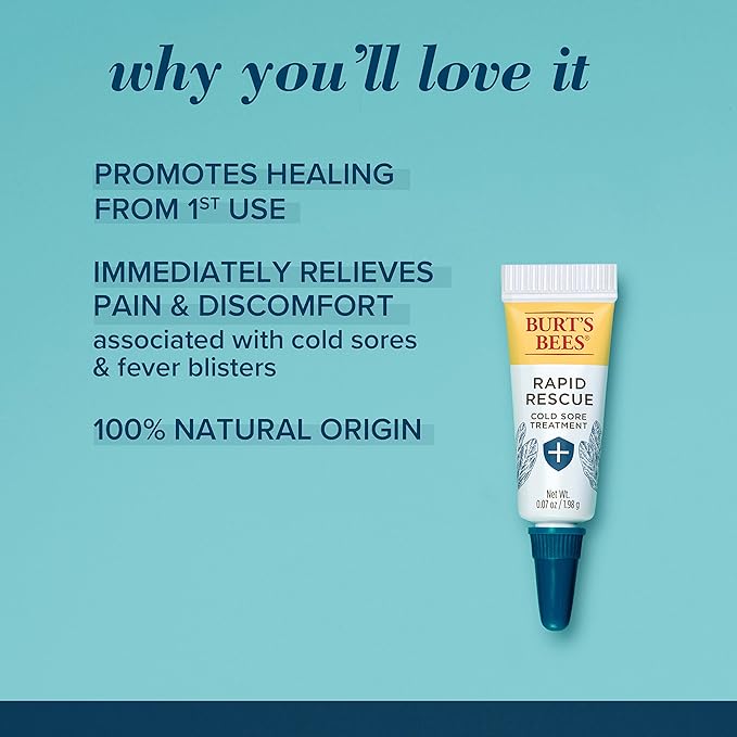 Burt's Bees Cold Sore Treatment and oz.