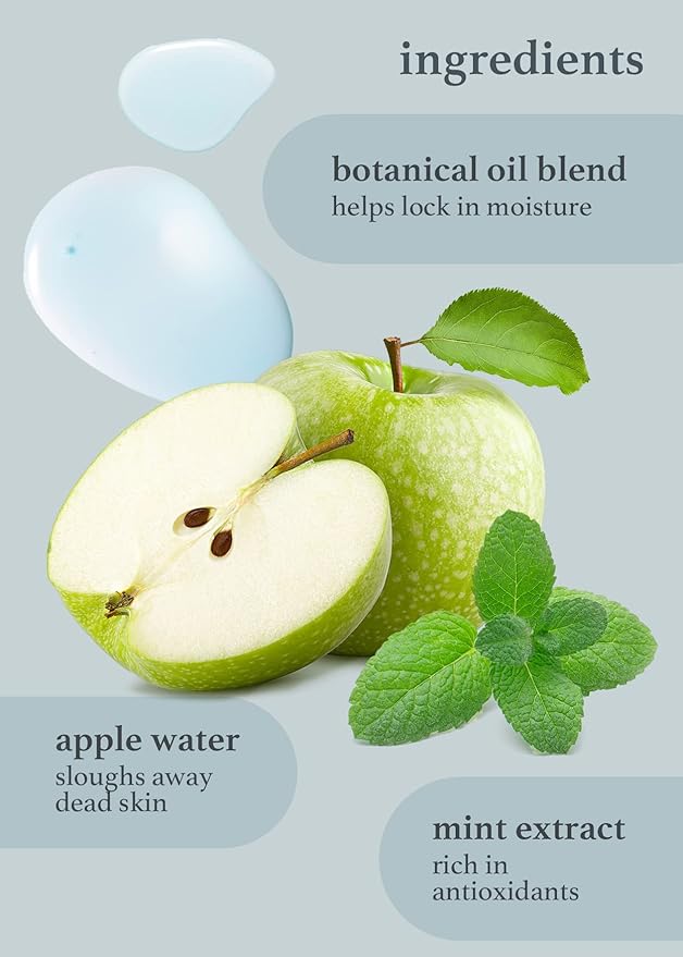 NOONI Korean Vegan Lip Oil - Applemint, 0.12 Fl Oz + Korean Lip Oil - Applepeony, 0.12 Fl Oz Bundle