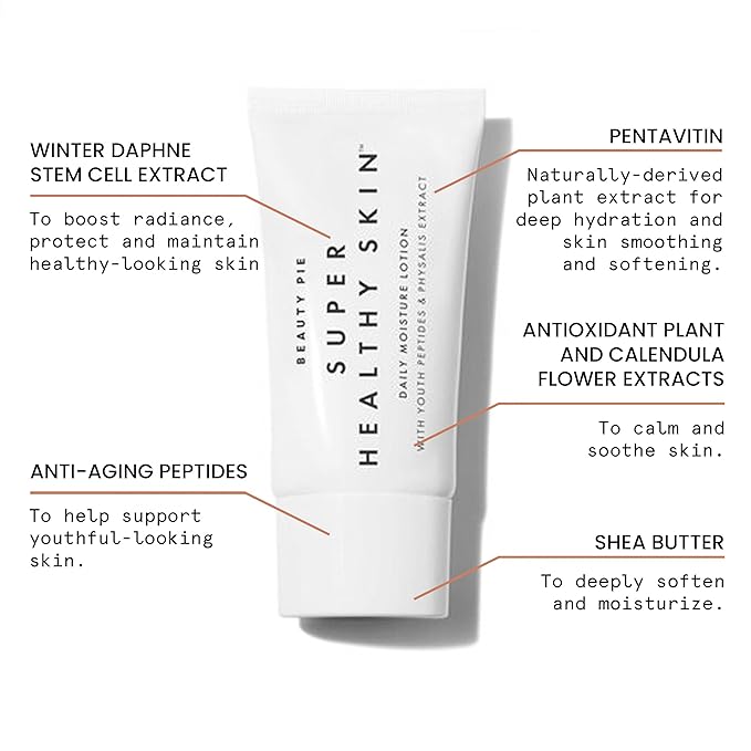 Super Healthy Skin Daily Moisture Lotion For Lightweight Smoothing, Softening & More Youthful-Looking Skin