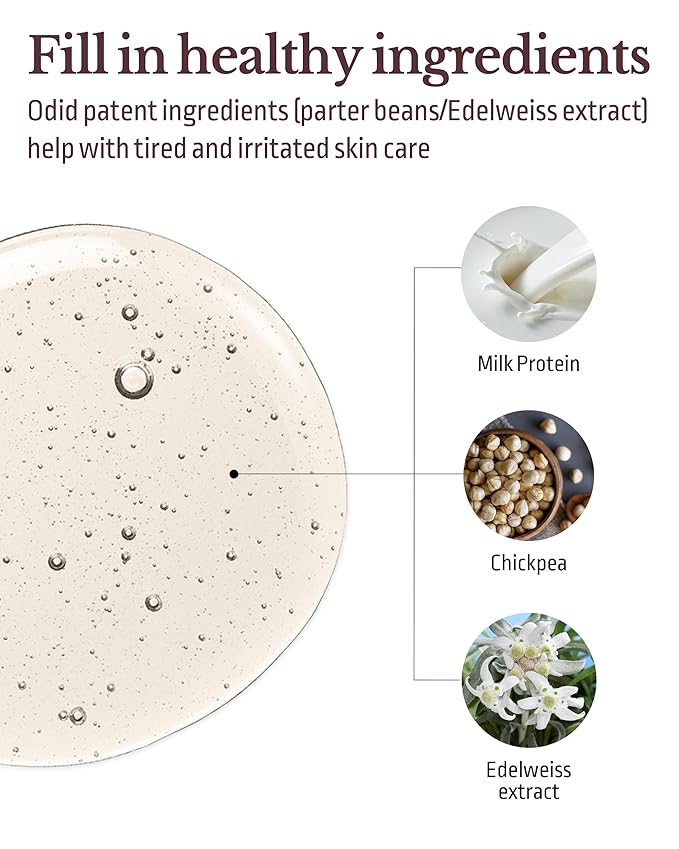 ODID Milk in Cera Perfume Body Wash - Korean Moisturizing Body Cleanser for All Skin Types - Cozy Wood & Fig Scent- with Milk Protein and Ceramide, 16.9 fl.oz.