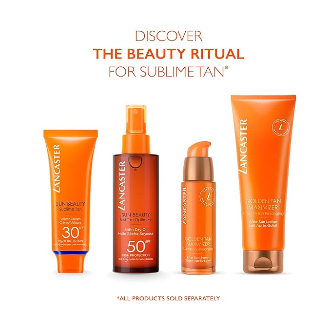 Lancaster Sun Beauty Dry Oil Fast Tan Optimizer SPF 50, 5 Ounce