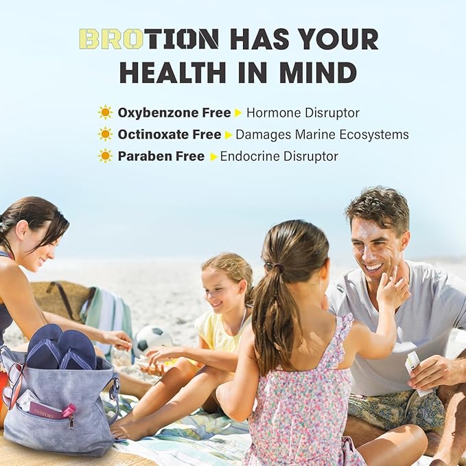 Travel Size Sunscreen, Waterproof/Sweat Proof SPF 50 Protection Fragrance-Free Lotion, PABA-Free Mini Sunscreen For Face, Reef Safe Sunscreen, Single Use Packets 0.34 Fl Oz