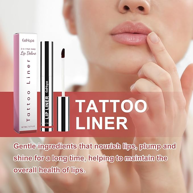 3PCS Peel Off Lip Liner, Lip Liner Tattoo Long