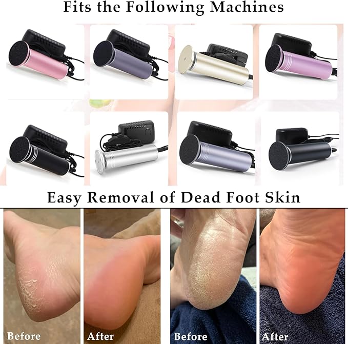 120pcs foot file sandpaper discs