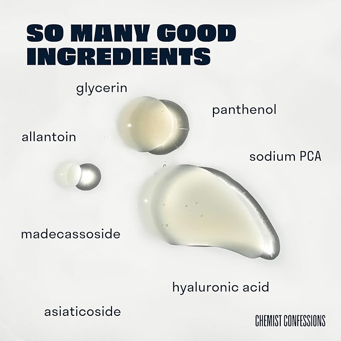 Chemist Confessions Aquafix Hydrating Water Gel - Moisturizing, Oil-Free Facial Water Gel - Face Moisturizer for Intense Hydration & Skin Barrier Repair - 1.75 Fl oz