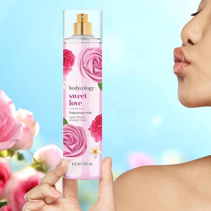 Bodycology Long-Lasting Fragrance Body Mist, Sweet Love, 8 fl oz